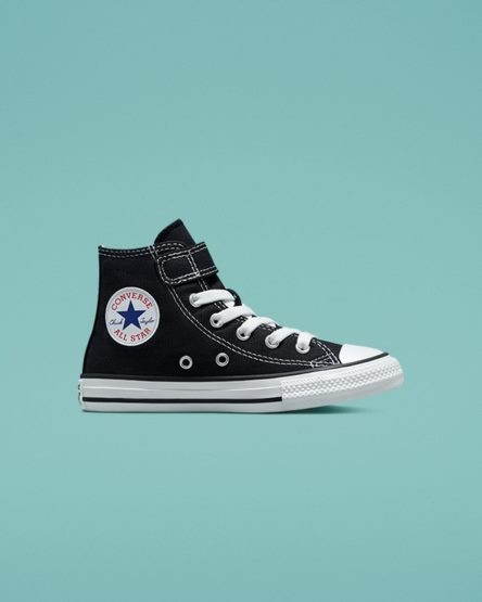 Tenisky Vysoke Converse Chuck Taylor All Star Easy-On Dievcenske Čierne Béžové Biele | SK UHBNR6